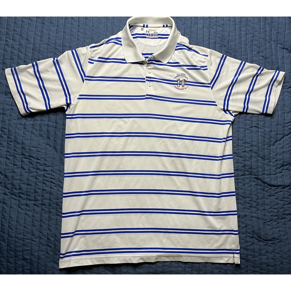 Under Armour 2014 US Open Championships Pinehurst No 2 Loose Polo Men's XL White